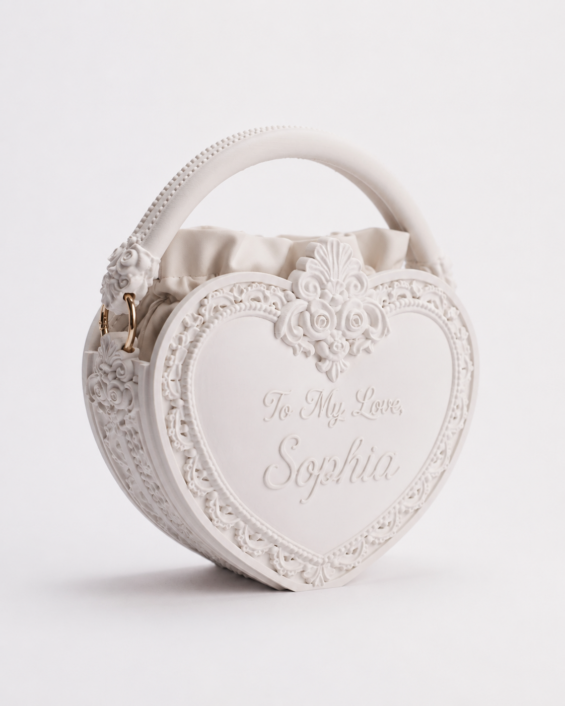 Ornate Heart Handtasche